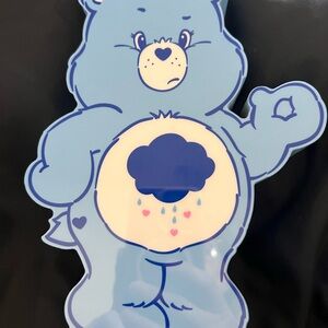 Care Bears Grumpy Bear Wall Art Hanging Decor Blue Cloud 2025
